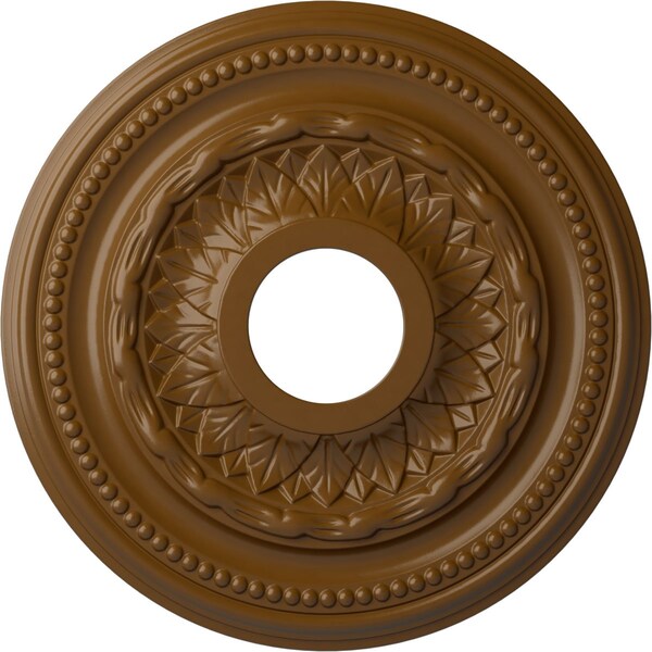 Ekena Millwork Galway Ceiling Medallion (Fits Canopies up to 3 1/4"), 15 3/4"OD x 3 1/4"ID x 1"P, Smokey Topaz CM15GASTF - main